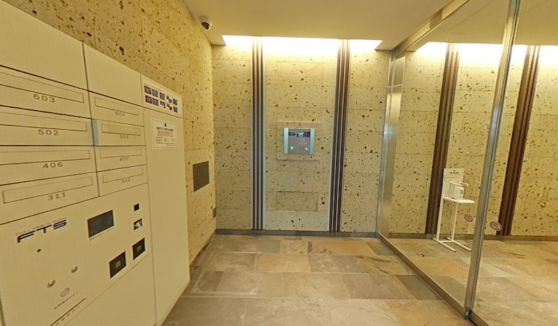 レジディア千駄木5階 メールボックス・宅配ボックス