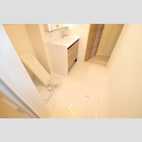 アベニール112号室 洗面所　洗髪洗面化粧台あり