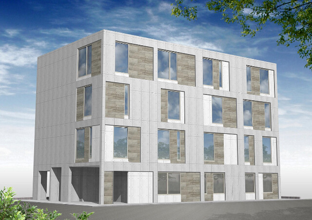 アトリオフラッツ板橋本町 外観完成予想CG