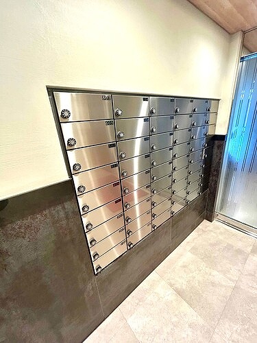 ライオンズヒルズ松戸4階 郵便ボックス　※前回募集時撮影2025年12月