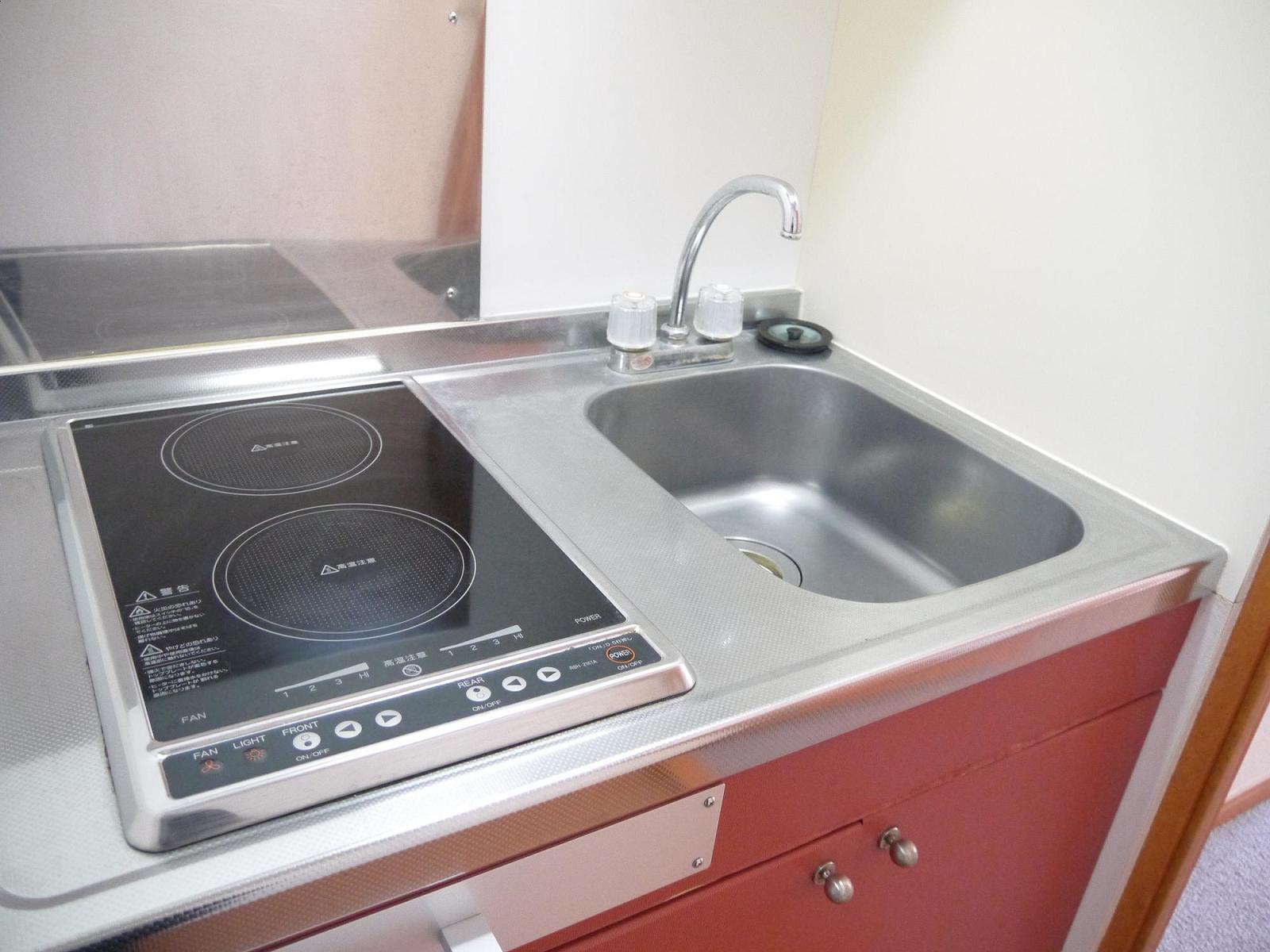 レオパレスブランドール 電気コンロ