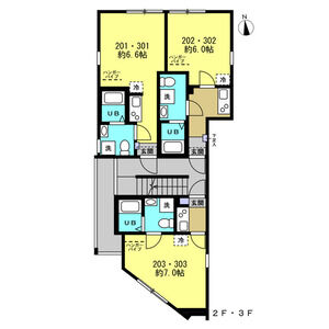 R小菅103号室 間取