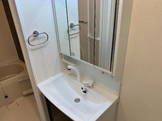 （仮称）小田原市扇町アパート新築工事201号室 洗髪洗面化粧台（イメージ）