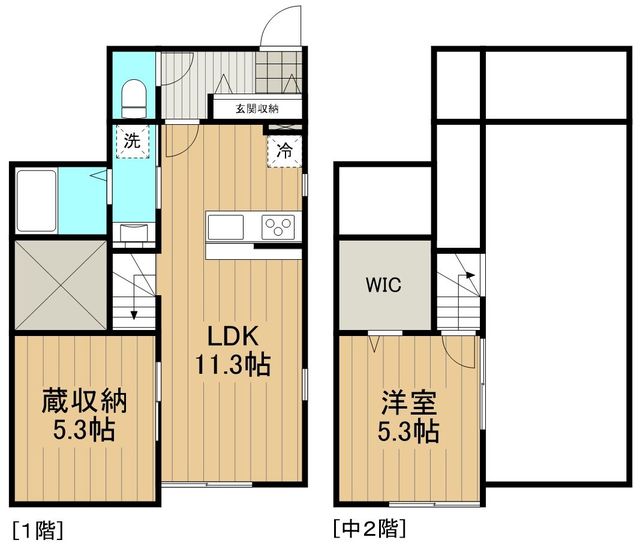 Ｋｒａｓｓｙ湘南羽鳥0101号室 間取