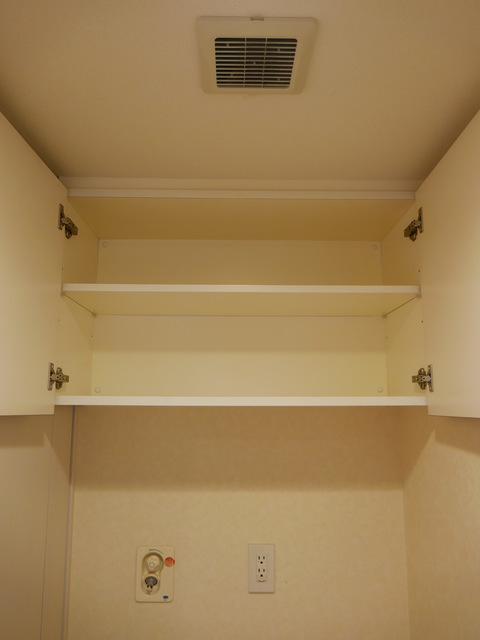 ガーラ・レジデンス府中3階 洗濯機置場上部収納