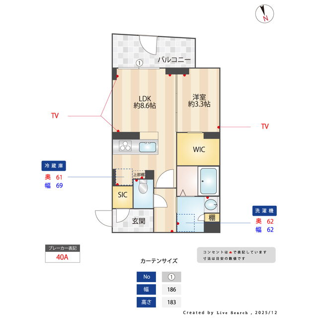 ルネサンスコート目黒南0201号室 内観