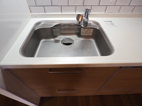 自由が丘パインクレスト キッチン・シンク（内装前）