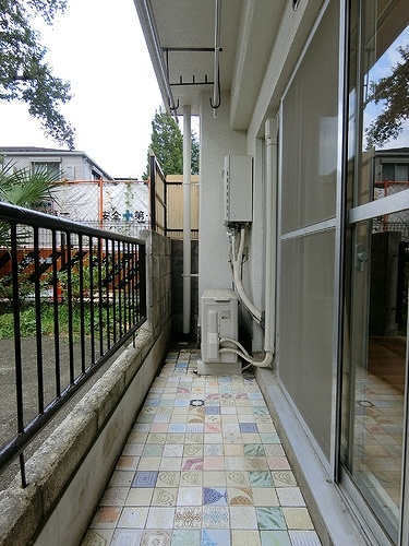 高井戸西コーポ バルコニー　※前回募集時／2019年8月の写真