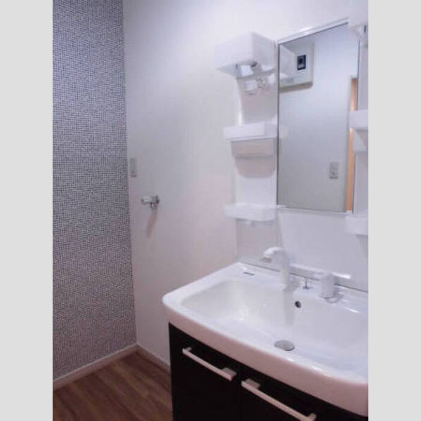 メゾネット・アミ 広々とした洗髪タイプの洗面台