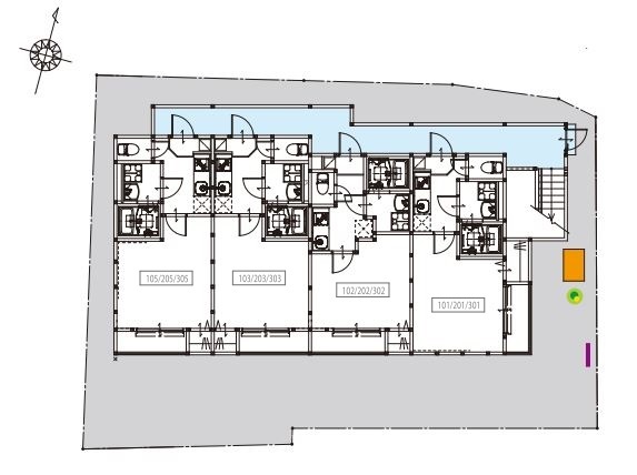 ＯＮＥ　ＦＯＲ　ＡＬＬ　大宮1階 部屋その他