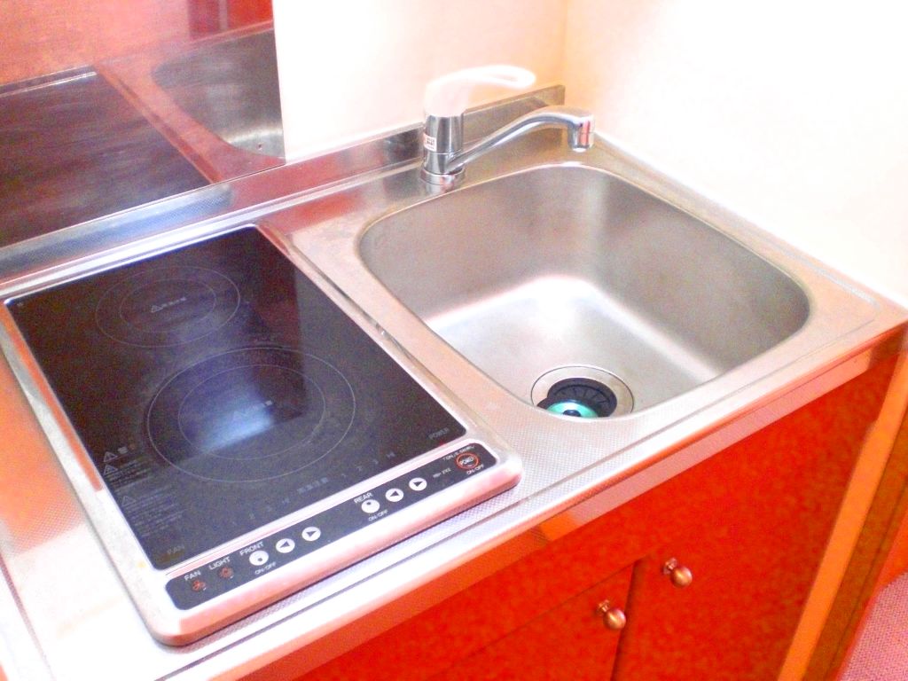 レオパレス今泉109号室 電気コンロなので初めての一人暮らしでも安心です。