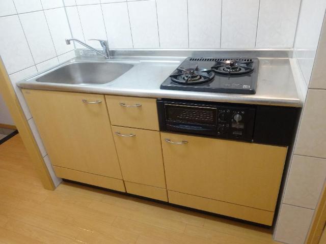 グリーンモール システムキッチン（２口・グリル）