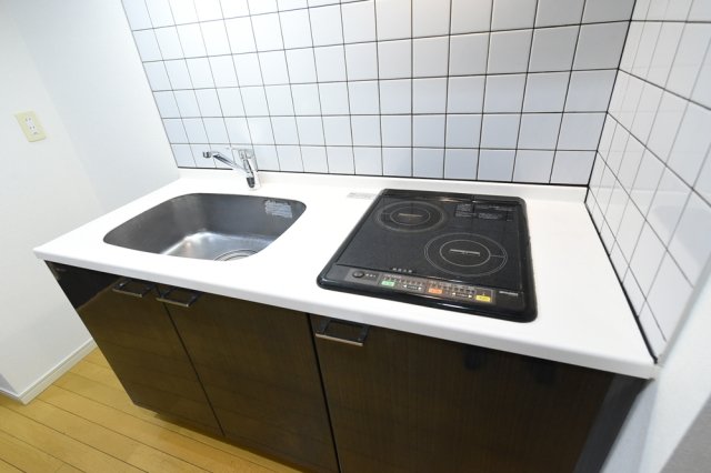 レガリアタワーレジデンス システムキッチン（1口IH・1口ラジエント）
