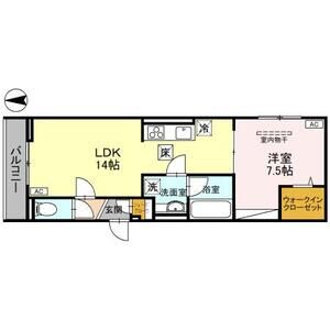 アニヴェルセル101号室 間取