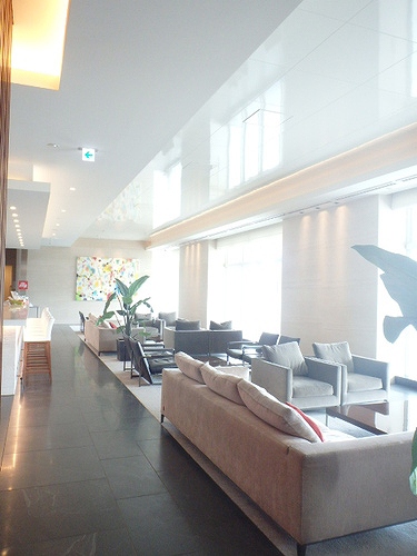 ザ・パークハウス晴海タワーズクロノレジデンス21階 ロビー　※2017年5月撮影の写真