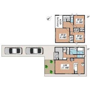 クレイドルガーデンさいたま市岩槻区本宿第4　7号棟0001号室 間取