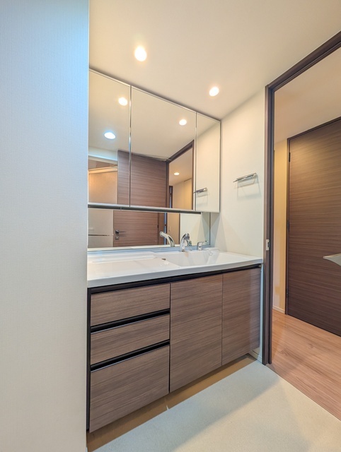 ザ・パークハウス上麻生613号室 洗面所　2025年10月撮影