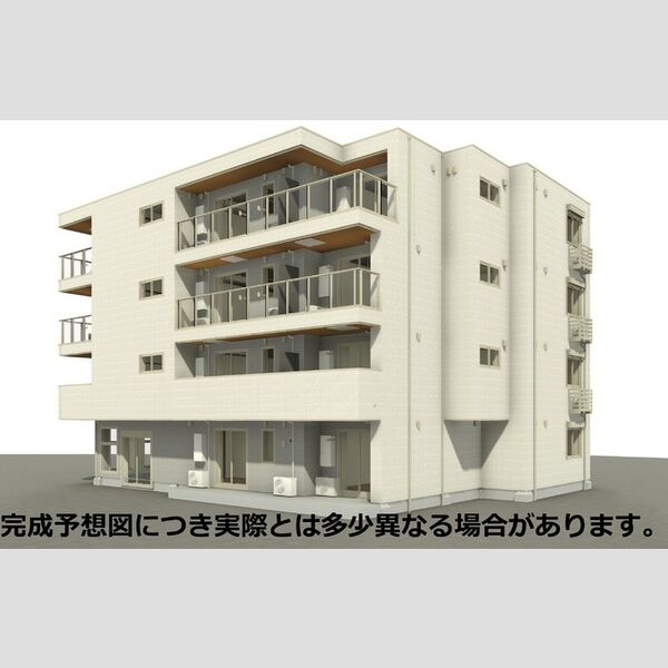 THE STATELY 子安町201号室 ※完成予想図につき、実物とは多少異なる場合があります。