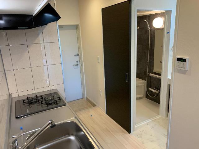 （仮称）小田原市扇町アパート新築工事103号室 廊下（イメージ）