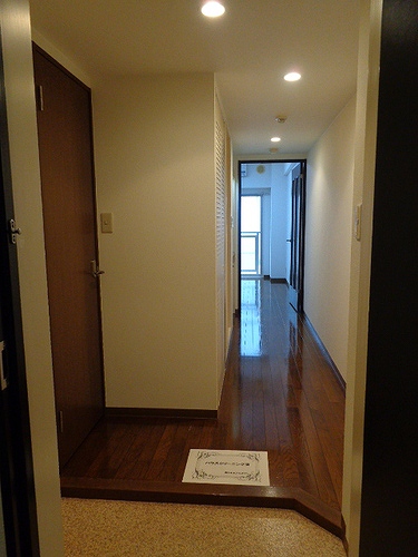 コート新橋4階 玄関　※2014年8月撮影