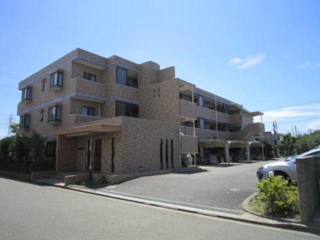 ヴィオレ湘南 通路側は駐車場です。