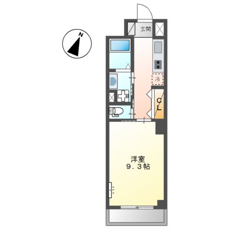 ａｖｅｎｉｒ403号室 間取