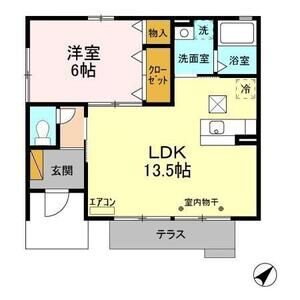 パーフューム101号室 間取