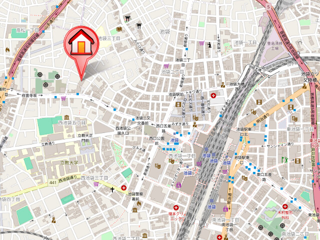 レジディア池袋5階 null