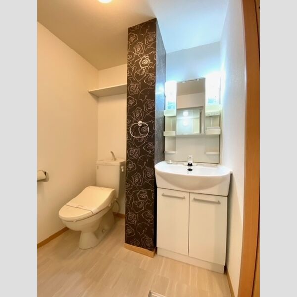 ロカ・パインハイツ 203号室温水洗浄暖房便座・洗面台