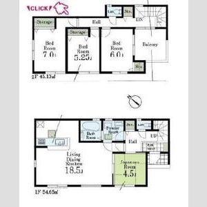 マイホームネクスト所沢中富　2号棟 間取