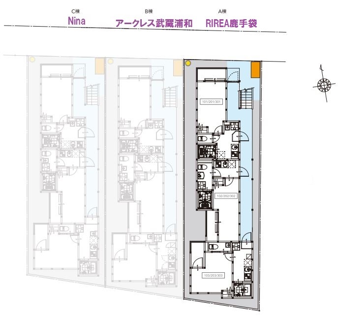 ＲＩＲＥＡ　鹿手袋2階 部屋その他