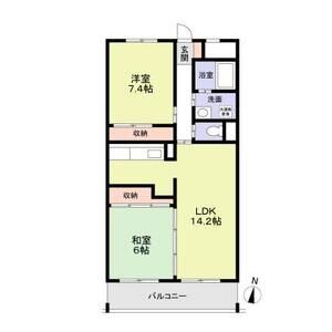 リバティハウス105号室 間取