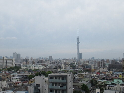 プラウドタワー平井9階 バルコニーからの眺望