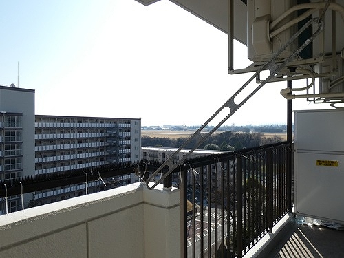 コスモ大和スターアベニューサードウイング7階 バルコニーからの眺望　※2026年3月の写真