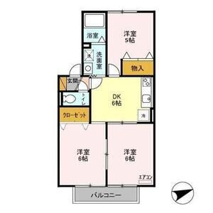 スプリングハイム　A103号室 間取