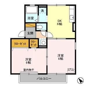 リップル　A201号室 間取