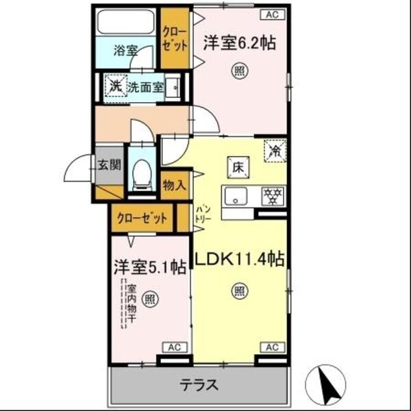 D-coral101号室 部屋その他