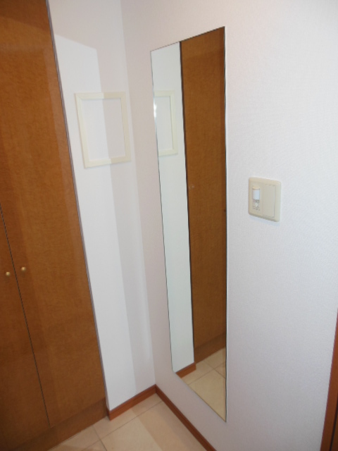 グランド・ガーラ横浜関内 玄関に姿見鏡付