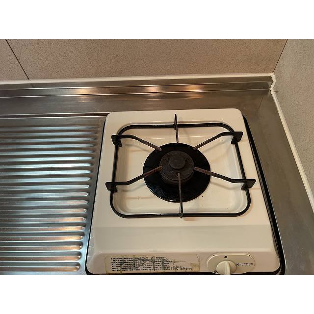 グリーンフラッツ旗の台0101号室 コンロ