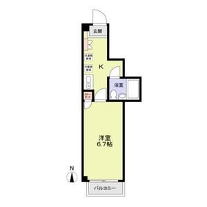 ダイヤモンドレジデンス松が谷403号室 間取