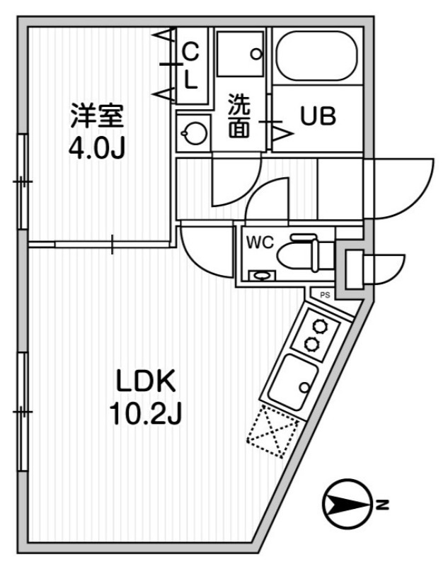 THE PALMS三鷹Ⅱ2階 間取