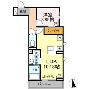 Blancheneige　A棟303号室 間取