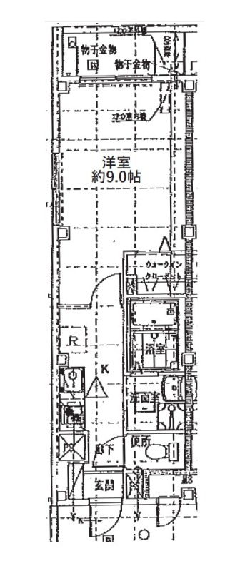 GENOVIA原木中山1階 間取