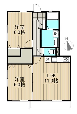 ＪＯスターブル0101号室 間取