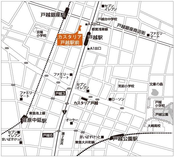 カスタリア戸越駅前3階 null