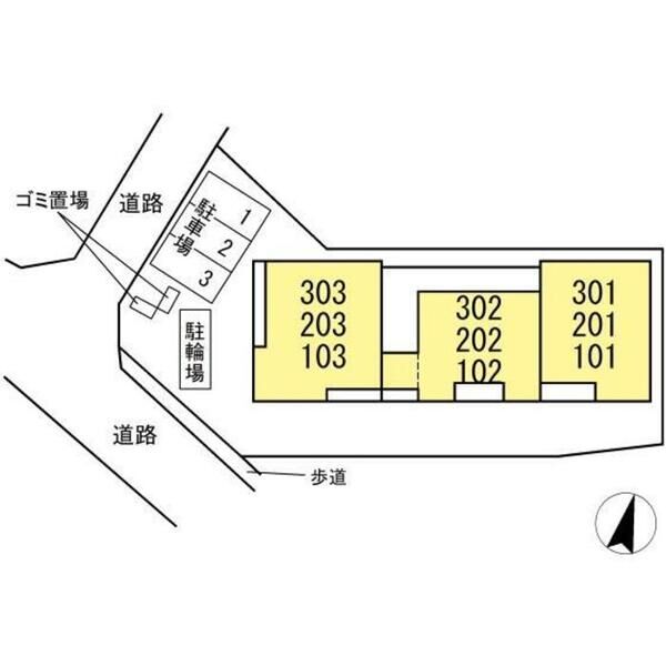 Soleil Ichikawa102号室 駐車場