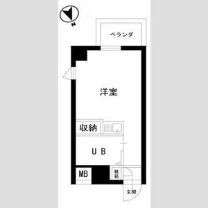 仲町台フェニックスコート313号室 間取