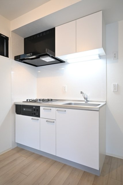 フェリデンシア御嶽山3階 システムキッチン（2口ガスコンロ・グリル付）