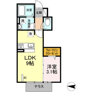 コート　エム102号室 間取