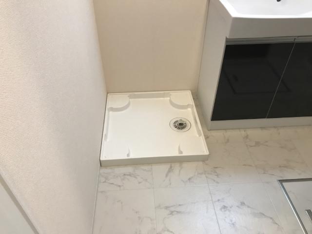 川口市大字安行領根岸　アパート新築工事105号室 洗濯機置場（イメージ）